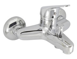 Gms BMK018 Pirinç Çiftli Aç Kapa Solo Yuvarlak Banyo Bataryası Krom
