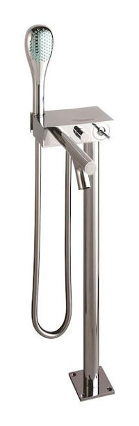 Vitra A41819 Pirinç Çiftli Aç Kapa Solo Kare Banyo Bataryası Krom