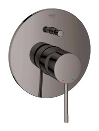 Grohe 19285A01 Krom Kaplama Çiftli Aç Kapa Ankastre Kare Banyo Bataryası Krom