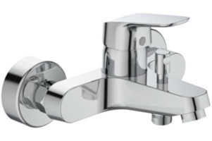 Ideal Standard Ceraflex Pirinç Çiftli Aç Kapa Yarı Ankastre Kare Banyo Bataryası Krom