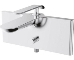 Creavit BL2502 Pirinç Çiftli Aç Kapa Ankastre Kare Banyo Bataryası Krom