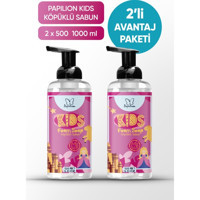 Papilion Kids Pembe Prenses Parabensiz 2'li 1000 ml Sıvı Sabun