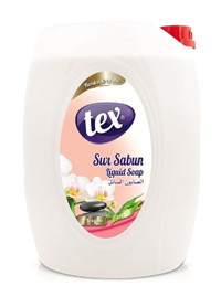 Tex Beyaz Gliserin Parabensiz Nemlendiricili 5 lt Sıvı Sabun