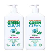 Green Clean Likit Portakal Yağlı Nemlendiricili Organik 2'li 500 ml Sıvı Sabun