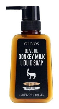 Olivos Eşek Sütlü/Zeytinyağı Parabensiz Nemlendiricili 450 ml Sıvı Sabun