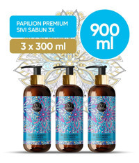 Papilion Blue Lagoon Parabensiz 3'lü 300 ml Sıvı Sabun