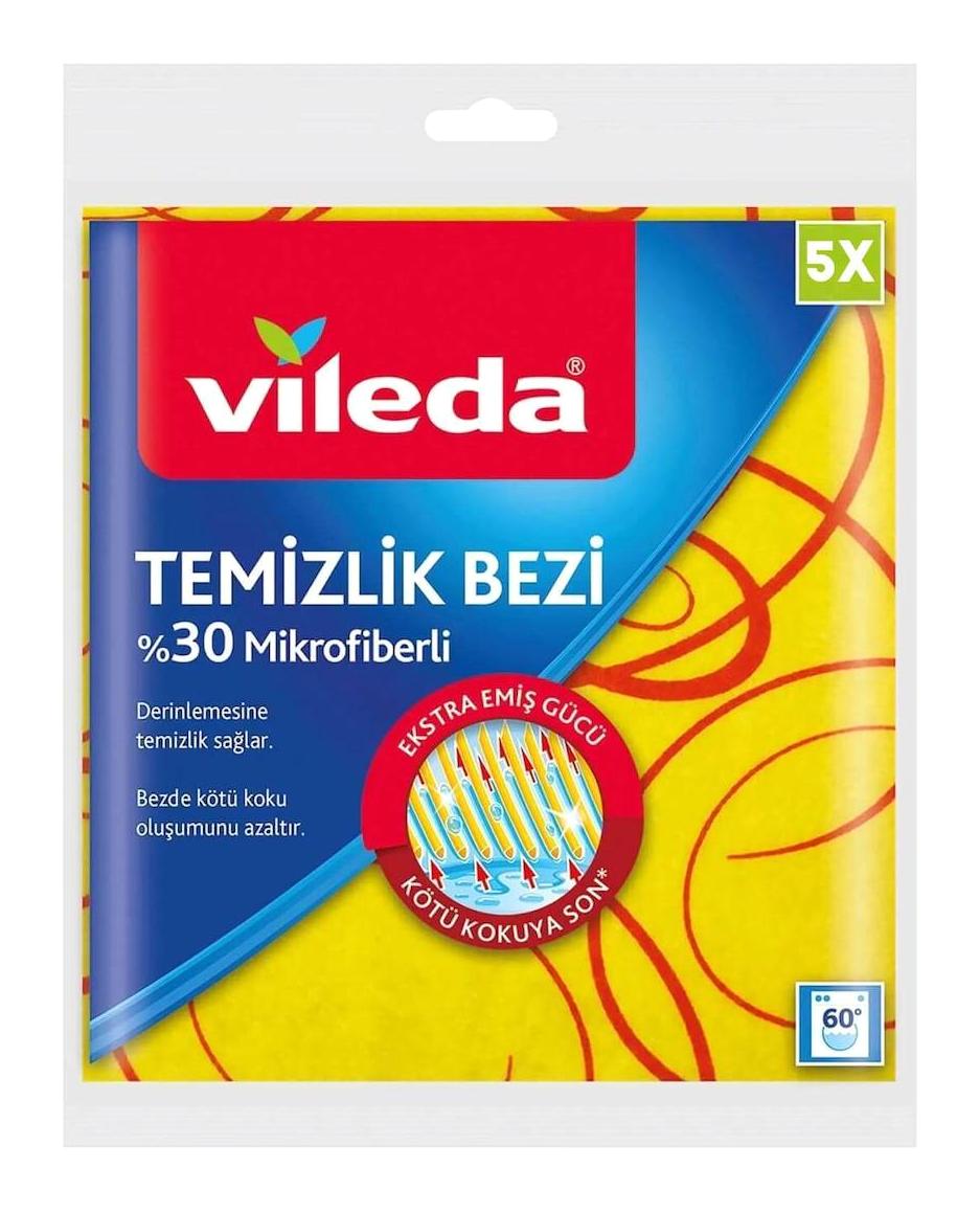 Vileda Mikrofiber 5'li Temizlik Bezi