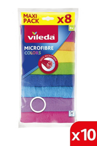 Vileda Mikrofiber 10x8'li Temizlik Bezi