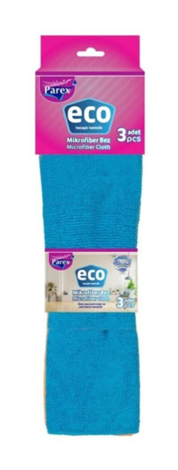 Parex Eco Mikrofiber 3'lü Temizlik Bezi