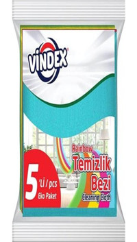 Vindex Rainbow 5'li Temizlik Bezi