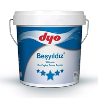 Dyo Beşyıldız Silikonlu Dış Cephe Boyası 15 lt Kuzey