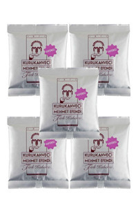 Kurukahveci Mehmet Efendi Sade Orta Kavrulmuş Türk Kahvesi 5x50 gr