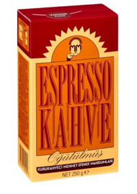 Kurukahveci Mehmet Efendi Espresso Sade Orta Kavrulmuş Türk Kahvesi 250 gr