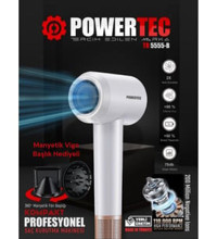 Powertec TR-5555 S İyonlu 1900 W Standart Saç Kurutma Makinesi