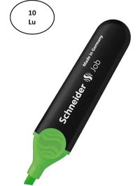 Schneider SCF101 10'lu Pastel Yeşil Fosforlu Kalem Seti