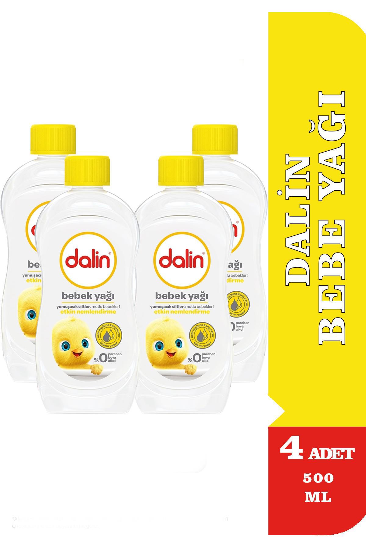 Dalin Hipoalerjenik Bebek Masaj Yağı 4x500 ml