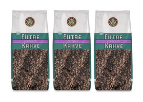 Kahve Dünyası Sade Güney Amerika Arabica Çekirdek Filtre Kahve 3x1 kg