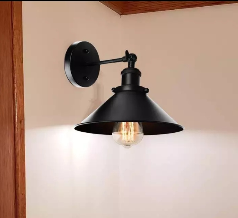 Rys Retro Metal LED Aplik Siyah
