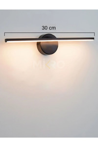 Mikro Light Project Modern Alüminyum LED Aplik Siyah