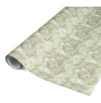 Dia Mermer Desenli PVC 80x100 cm Dikdörtgen Masa Örtüsü Vizon
