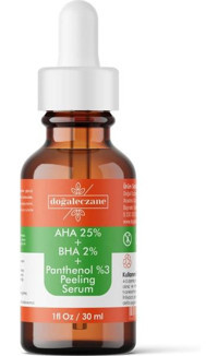 Doğal Eczane Aha 25 + Bha 2 + Panthenol 3 + Siyah Nokta Karşıtı Leke Giderici Sıkılaştırıcı Serum Şişe Peeling 30 ml