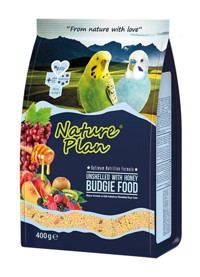Nature Plan Kabuksuz Ballı-Meyveli Vitaminli Muhabbet Kuşu Yemi 5x400 gr