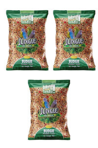 Jungle Kabuklu Sade Vitaminli Muhabbet Kuşu Yemi 3x1 kg