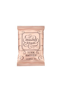Abdullah Efendi Sade Orta Kavrulmuş Türk Kahvesi 10x100 gr