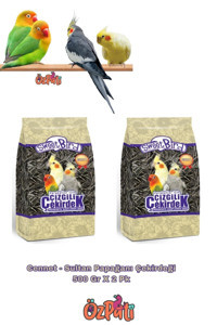 Sweet Bird Çizgili Kabuklu Sade Papağan Yemi 2x500 gr