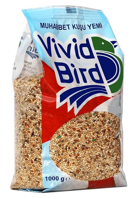 Vivid Bird Kabuklu Meyveli Muhabbet Kuşu Yemi 1 kg
