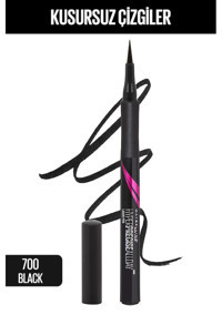 Maybelline New York Hyper Precise All Day Mat Siyah Kalıcı İnce Uçlu Keçe Kalem Eyeliner
