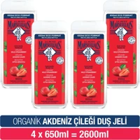 Le Petit Marseillais Akdeniz Çileği Aromalı Nemlendirici Duş Jeli 4x650 ml