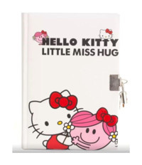 Keskin Color Hello Kitty A5 Çizgili Orta Boy Turuncu Not Defteri