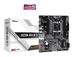 Asrock A620M-HDV/M.2+ AMD A620 7200 MHz (OC) DDR5 Soket AM5 mATX Anakart