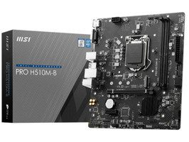 MSI Pro H510m-b Intel H510 Soket 1200 Ddr4 2933mhz Matx Gaming Anakart