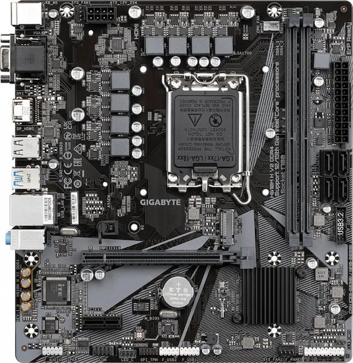 Gigabyte H610M H V2 D5 1700P Vga Hdmi Usb3.2