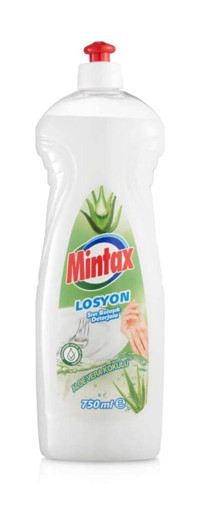 Mintax Aloe Vera Kokulu Losyonlu Sıvı El Bulaşık Deterjanı 750 ml
