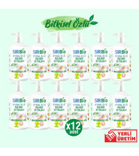 Sır Bio Bitki Özü Kokulu Organik Sıvı El Bulaşık Deterjanı 12x1000 ml