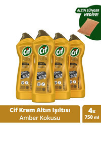 Cif Altın Işıltısı Yüzey Temizleyici 4x750 ml