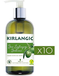 Kırlangıç Zeytinyağlı Nemlendiricili Vegan 10'lu 400 ml Sıvı Sabun
