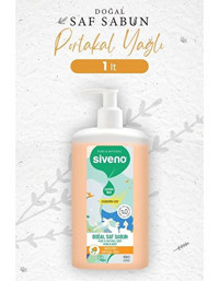Siveno Portakallı Organik Nemlendiricili Alkolsüz Vegan 1 lt Sıvı Sabun