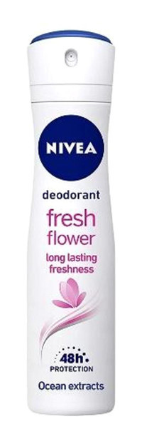 Nivea Fresh Flower Pudralı Ter Önleyici Sprey Kadın Deodorant 6x150 ml