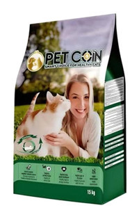 Petcoin Gurme Tavuklu Yetişkin Kuru Kedi Maması 15 kg