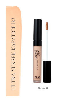 Clio Kill Cover 05 Sand Nemlendiricili Göz Altı ve Yüz Likit Kalem Kapatıcı