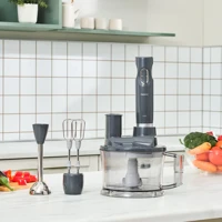 Homend Functionall 2843H Doğrayıcı Rendeli Çırpıcı 1700 W Antrasit Mutfak Robotu