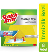 Scotch Brite 8'li Temizlik Bezi