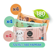 Papilion Kids2go 180 Yaprak 12'li Islak Mendil