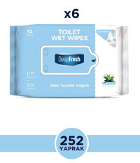 Deep Fresh Aloe Vera 252 Yaprak 6'lı Islak Mendil