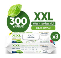 Papilion Beyaz Sabunlu 300 Yaprak 3'lü Islak Mendil