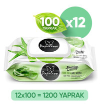 Papilion Aloe Vera 1200 Yaprak 12'li Islak Mendil